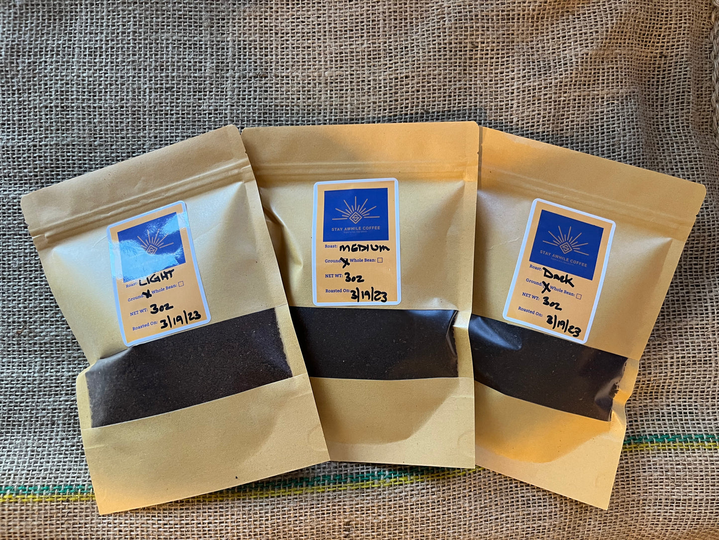 Ground Coffee Sample Boxes
